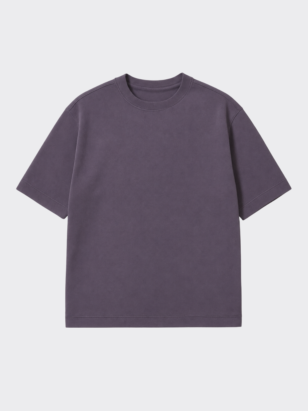 T-SHIRT OVERSIZED MOLETOM CINZA