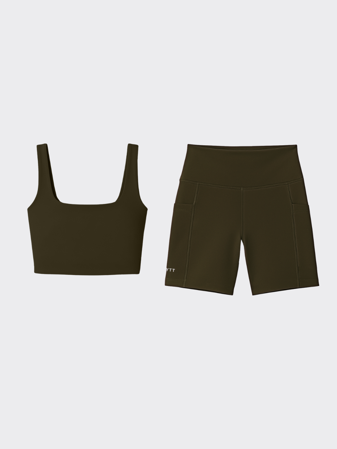 CONJUNTO POCKET SHORTS DARK OLIVE