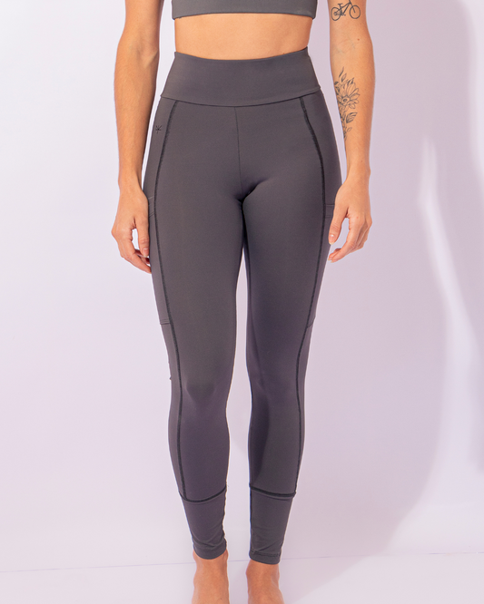 LEGGING DARK GREY COM BOLSO