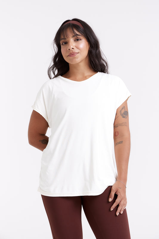 TWIST TEE OFF WHITE