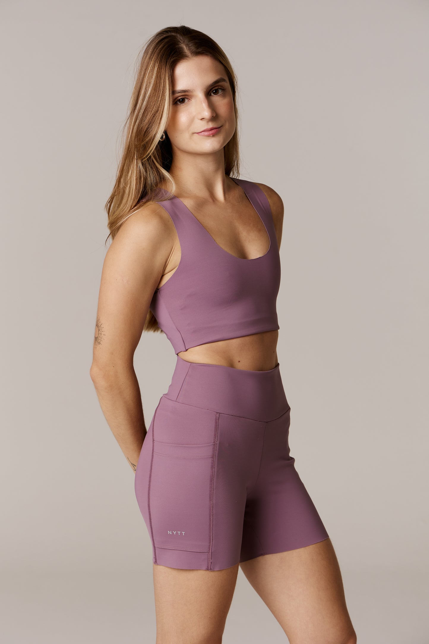 POCKET SHORT LAVENDER
