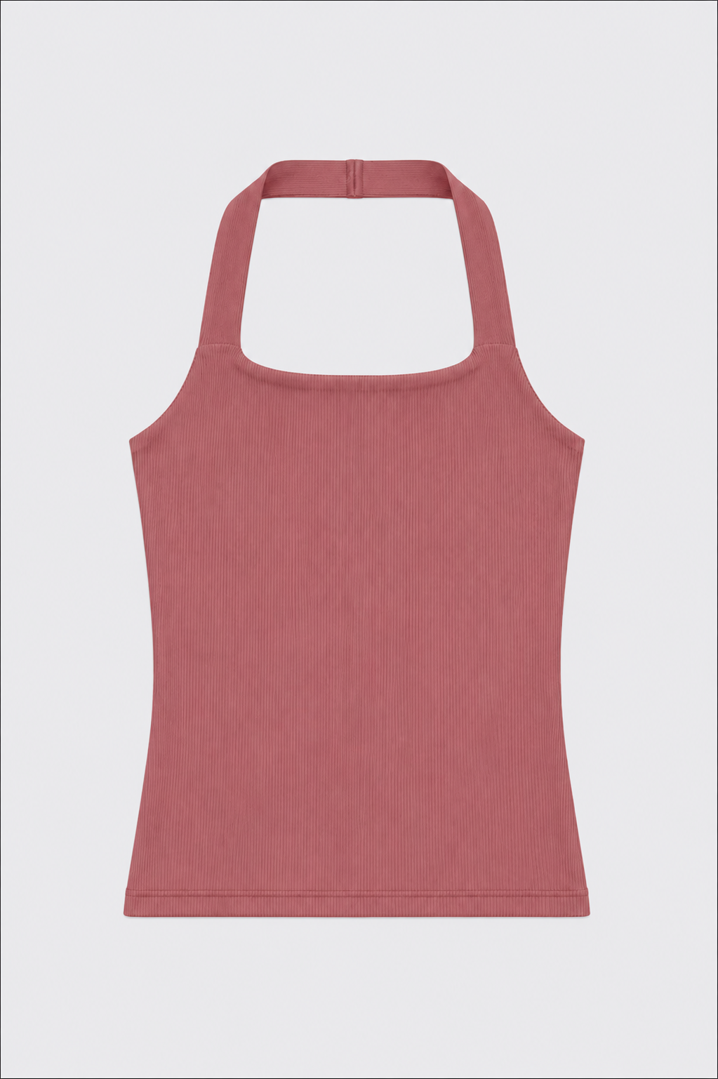 BLUSA FRENTE ÚNICA CANELADA MALVA