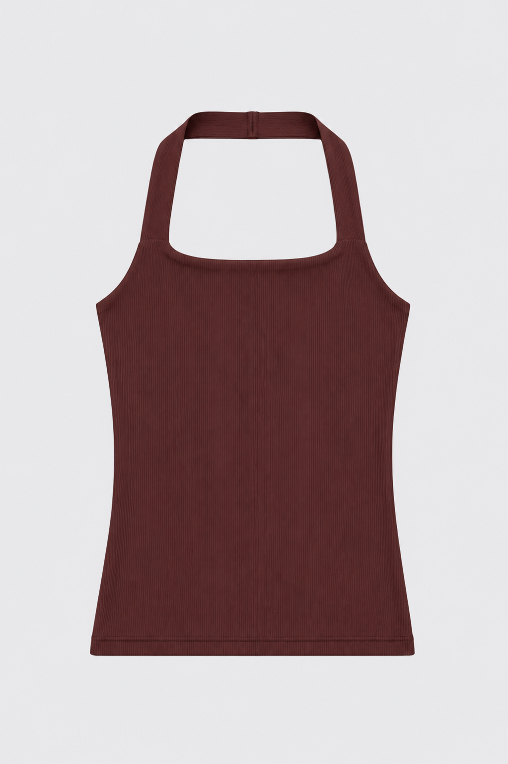 BLUSA FRENTE ÚNICA CANELADA GANACHE