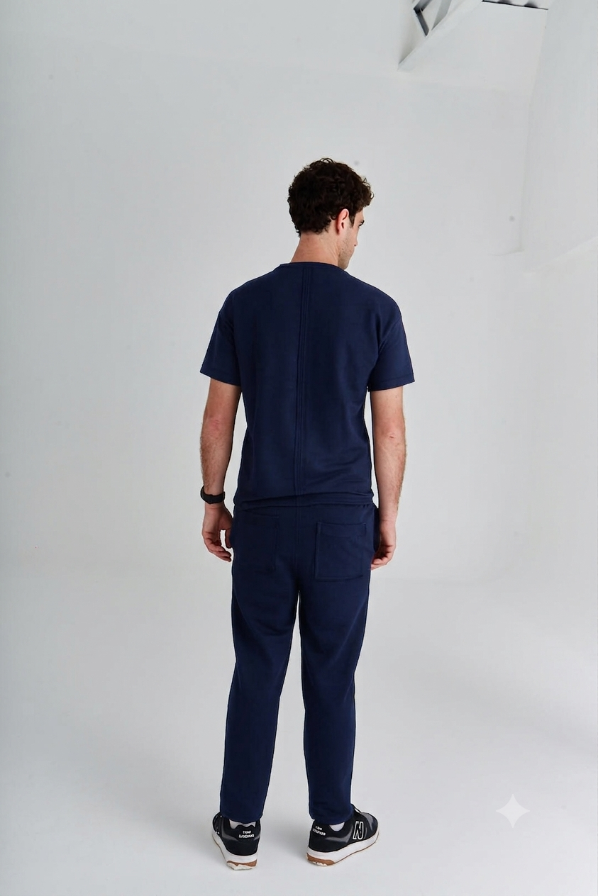 CALÇA MOLETOM BASIC MARINHO