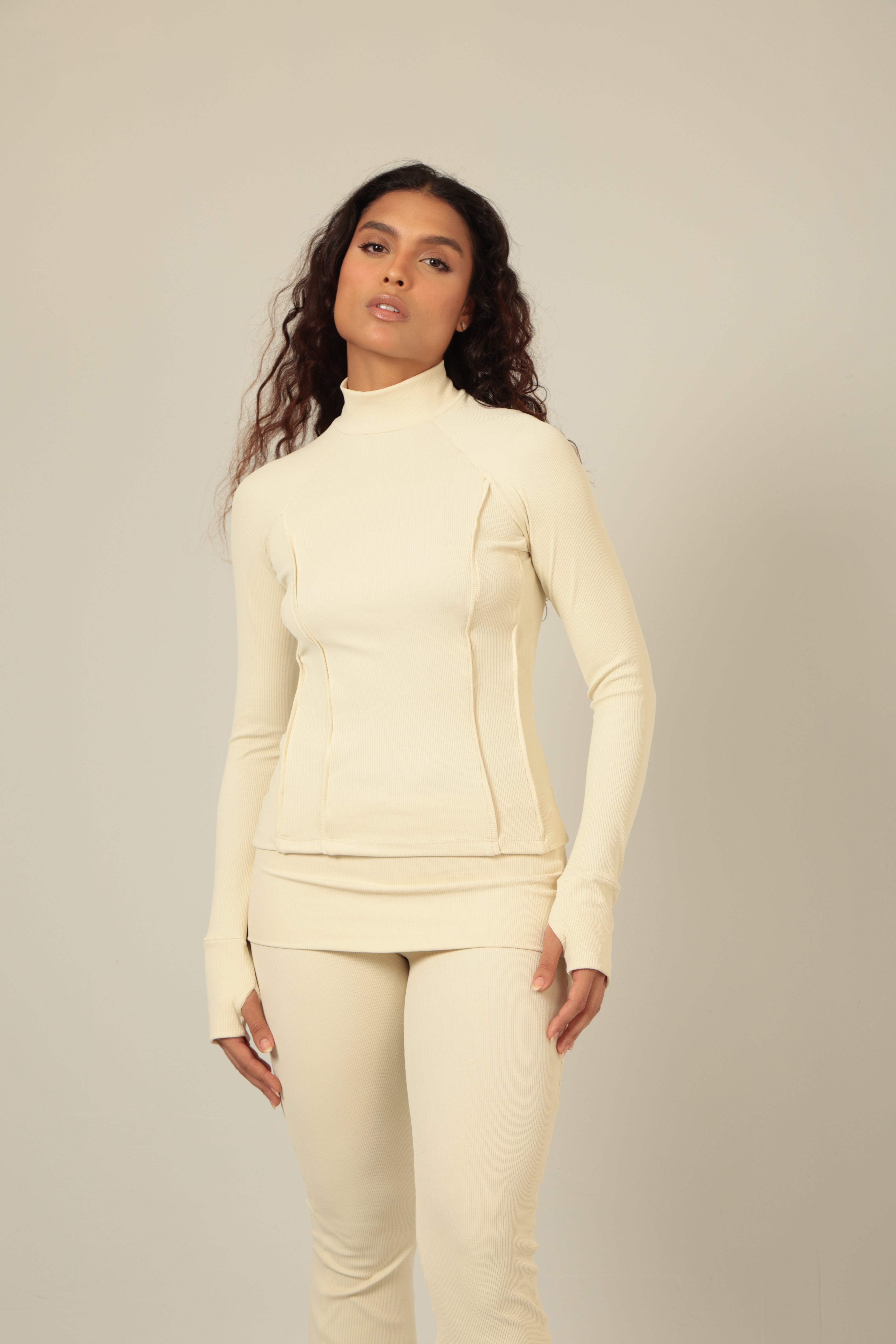 LONG SLEEVE CANELADA BRULEÉ