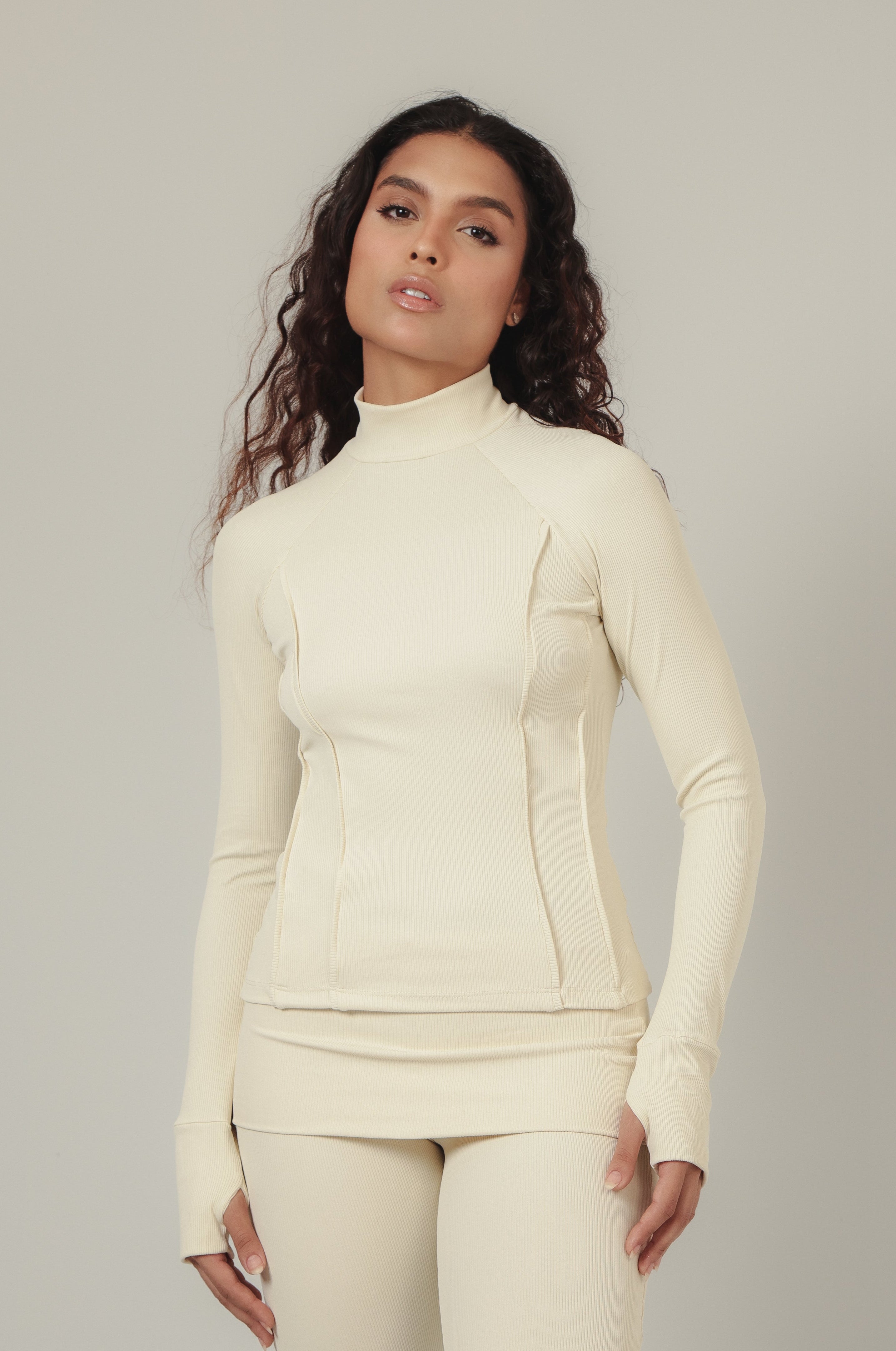 LONG SLEEVE CANELADA BRULEÉ