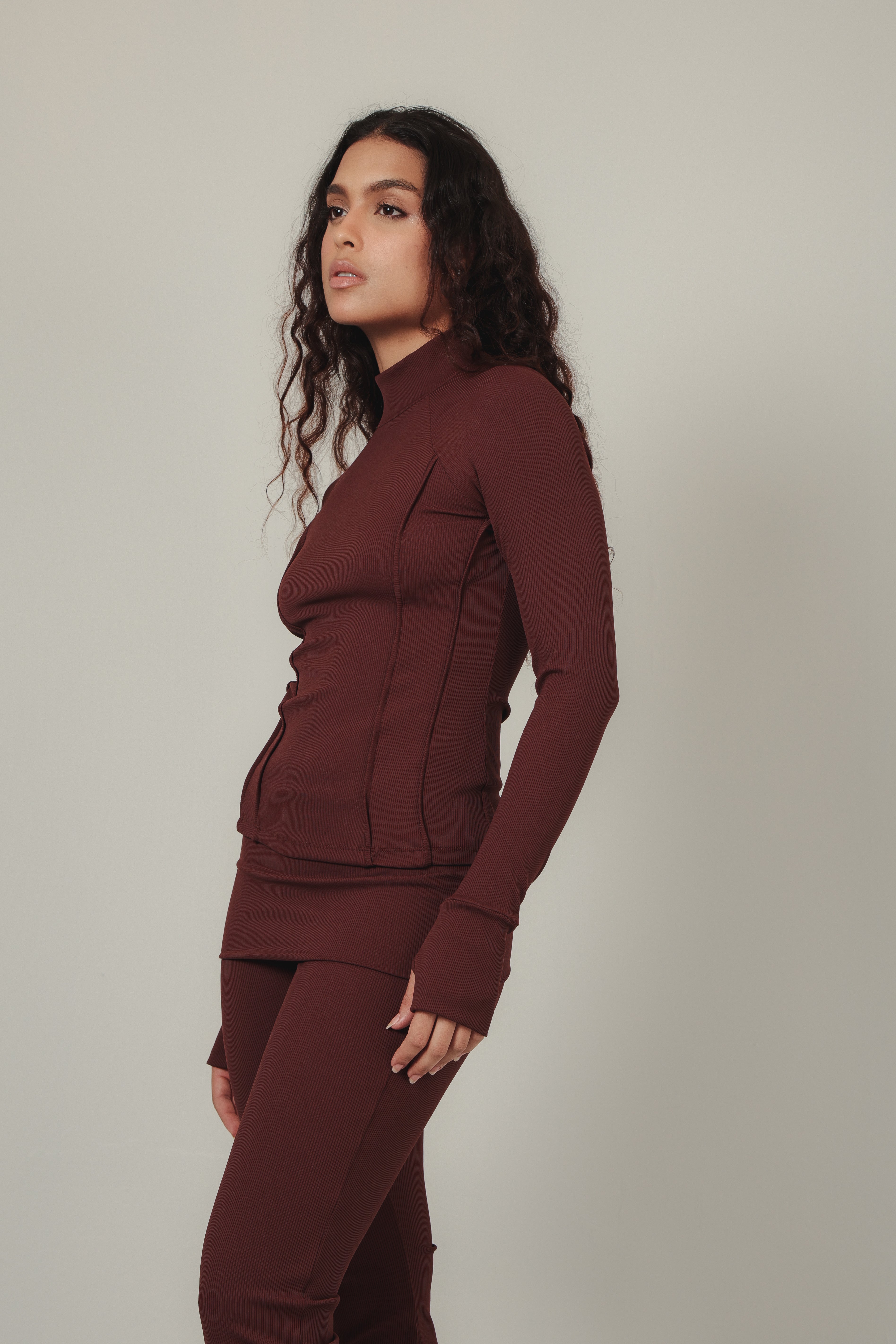 LONG SLEEVE CANELADA GANACHE