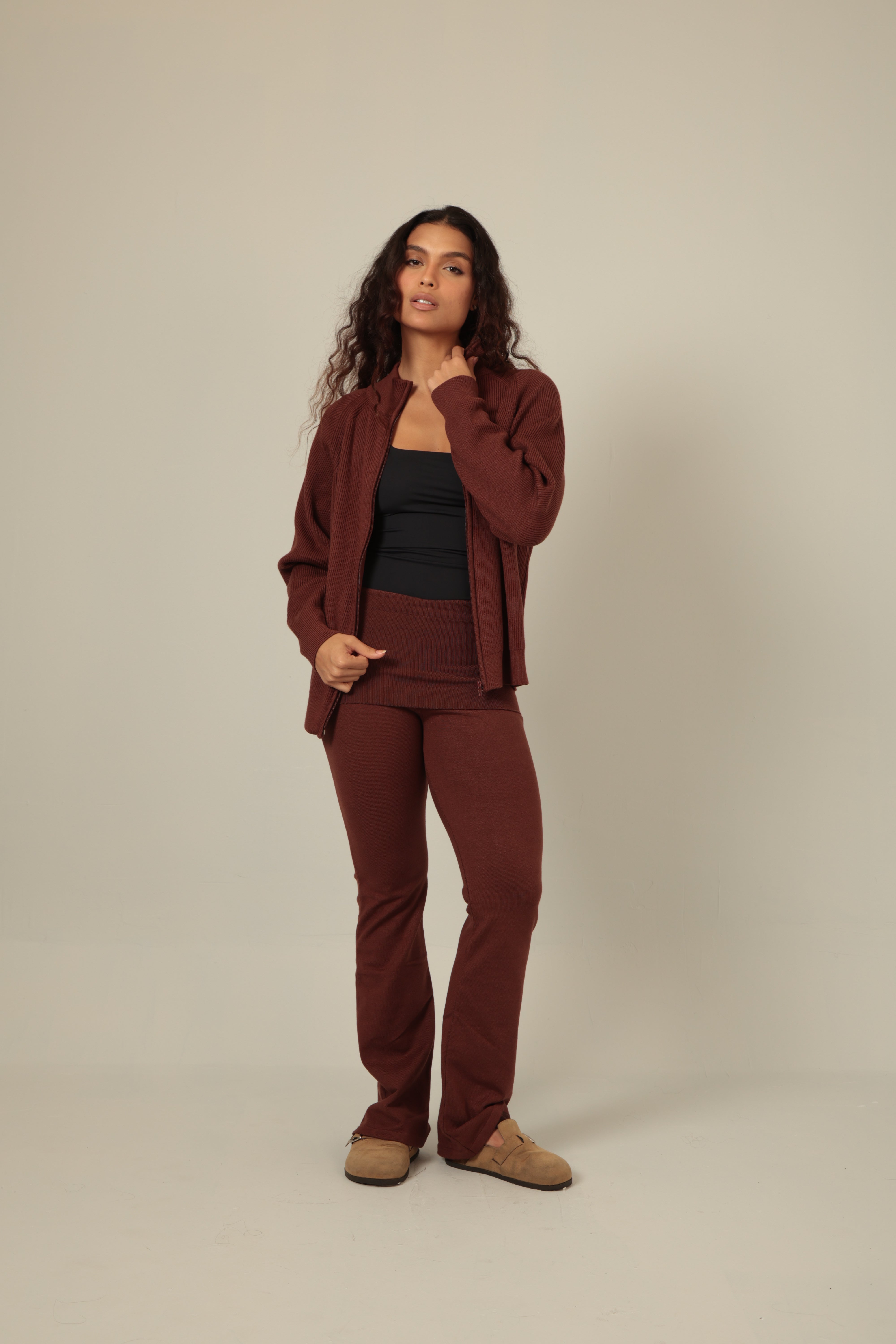 CALÇA SPORTWEAR TRICOT ESPRESSO