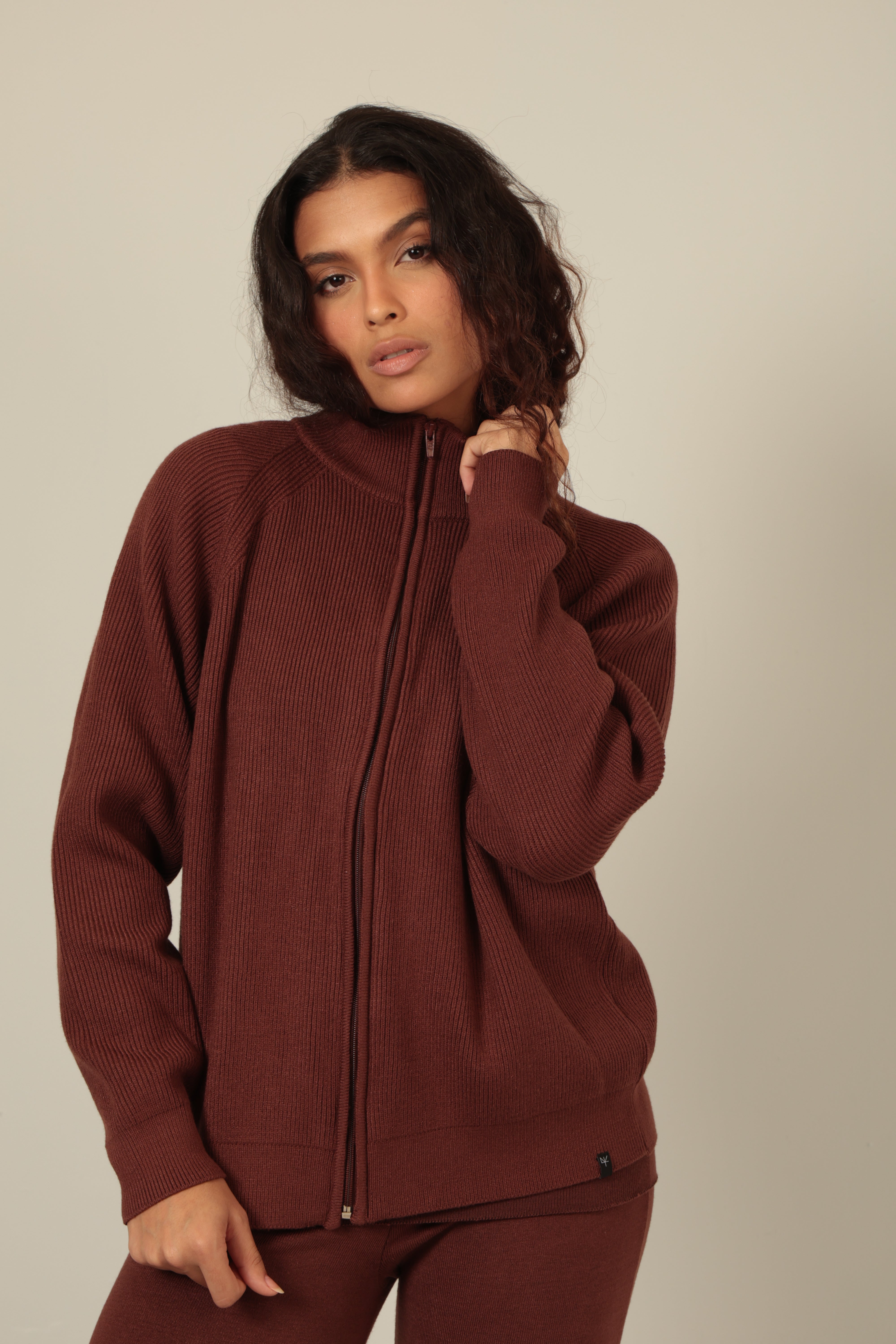 SPORTWEAR OVERSIZED TRICOT ESPRESSO