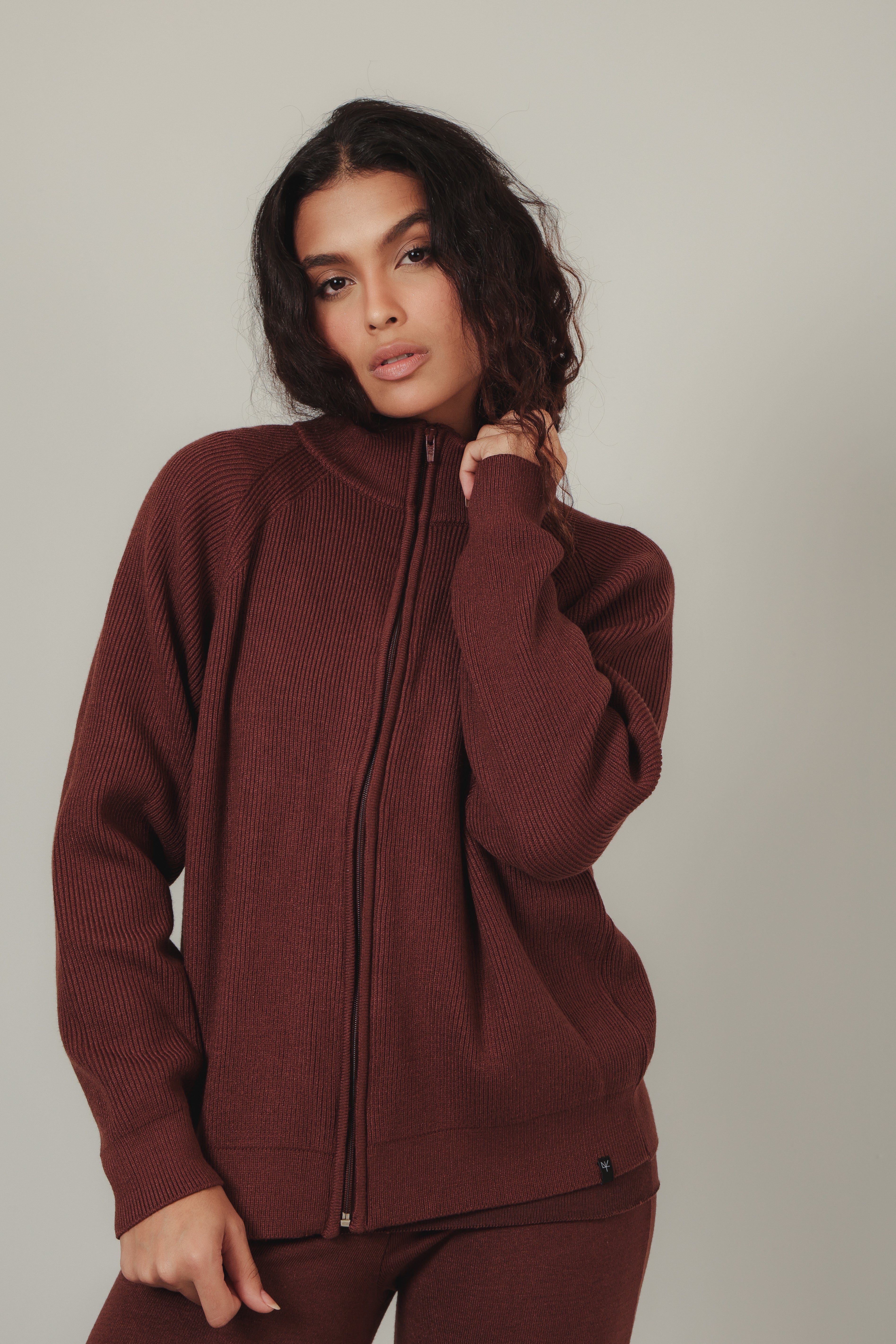 SPORTWEAR OVERSIZED TRICOT ESPRESSO