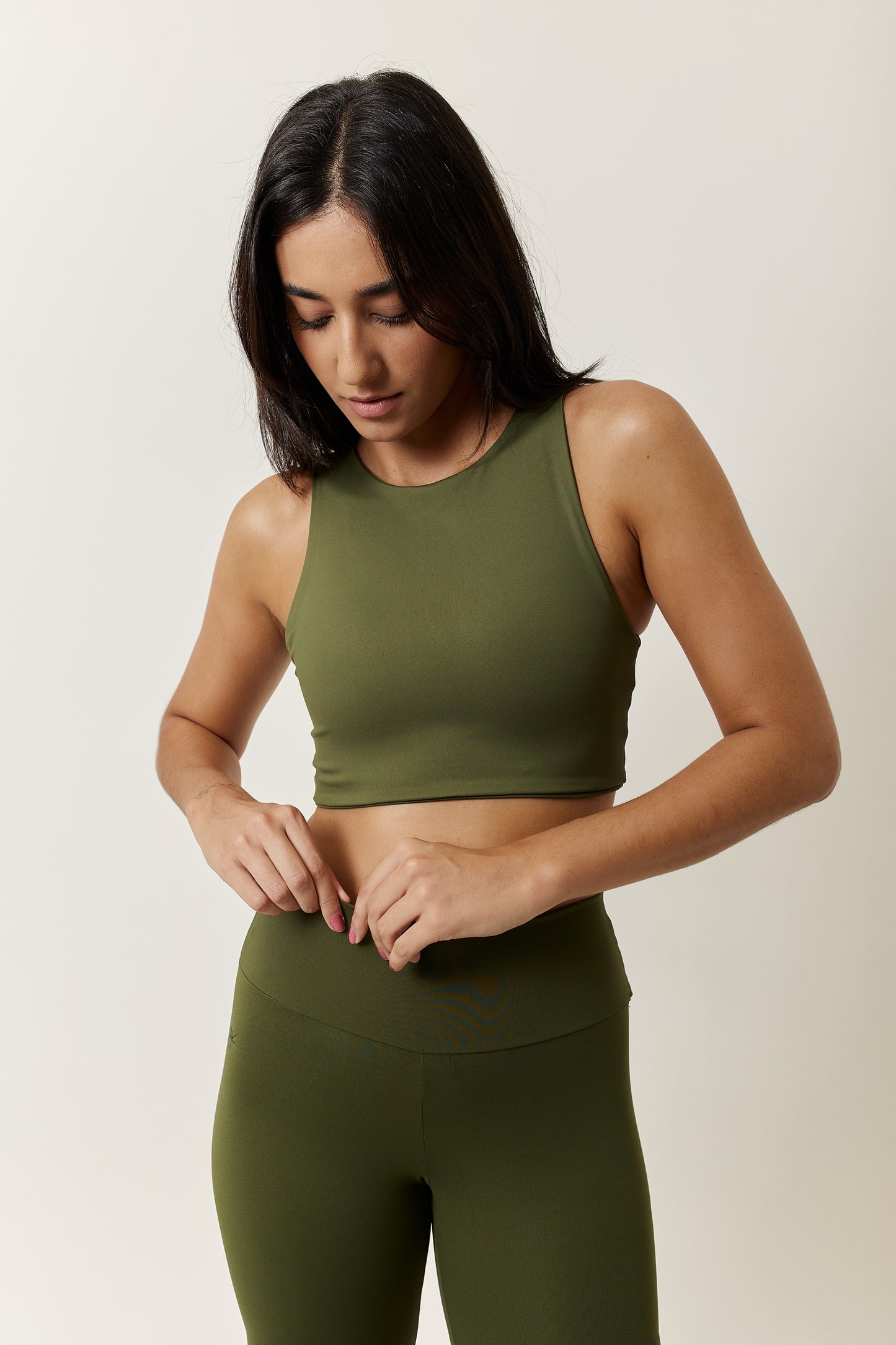 TOP PRANA VERDE MILITAR