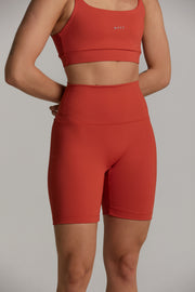 BIKER SHORTS SCULPT TERRACOTA