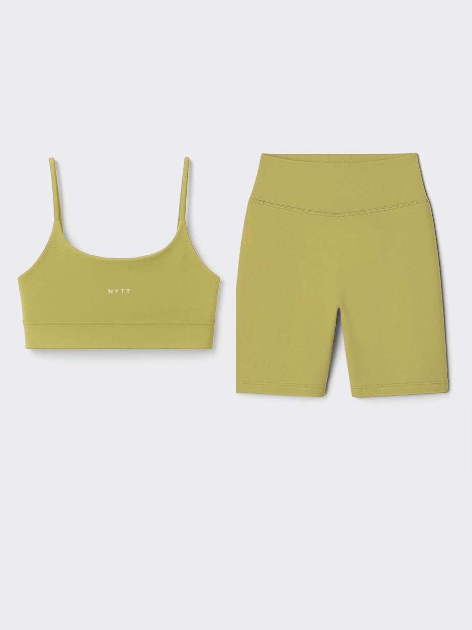 CONJUNTO SHORTS SCULPT PISTACHIO