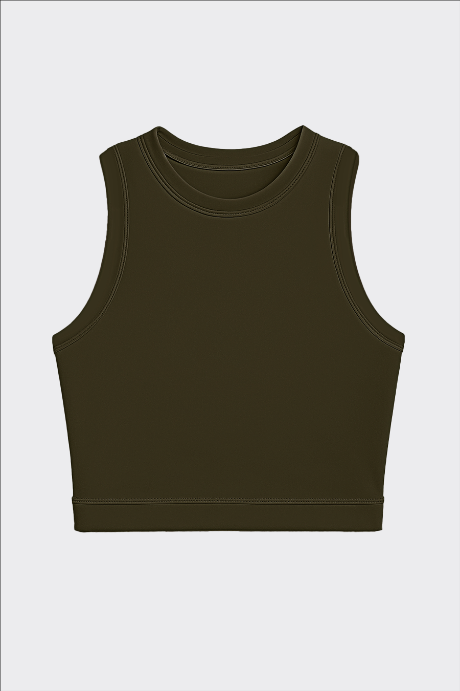 ACTIVE TANK TOP DARK OLIVE