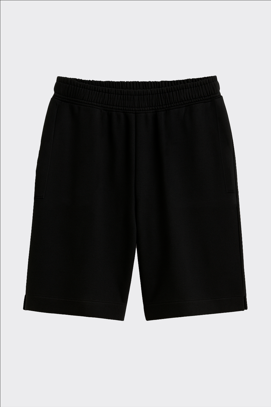 BERMUDA MOLETOM BASIC BLACK