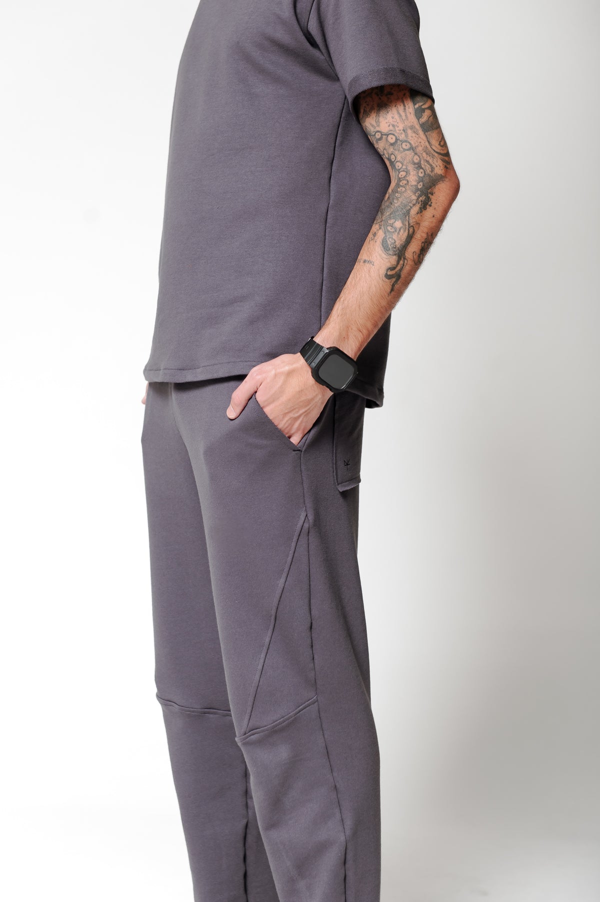 CALÇA MOLETOM BASIC CINZA