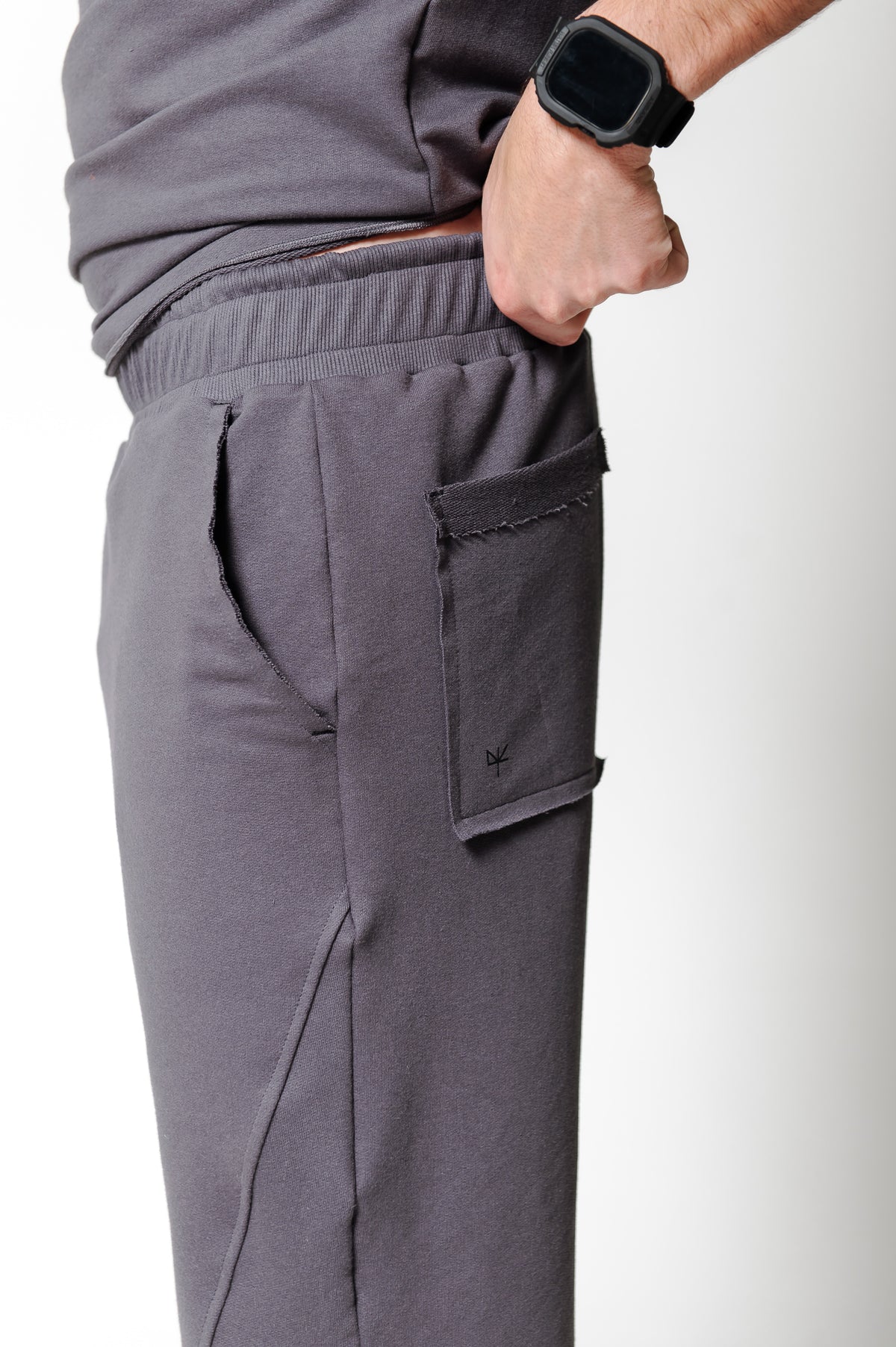 CALÇA MOLETOM BASIC CINZA