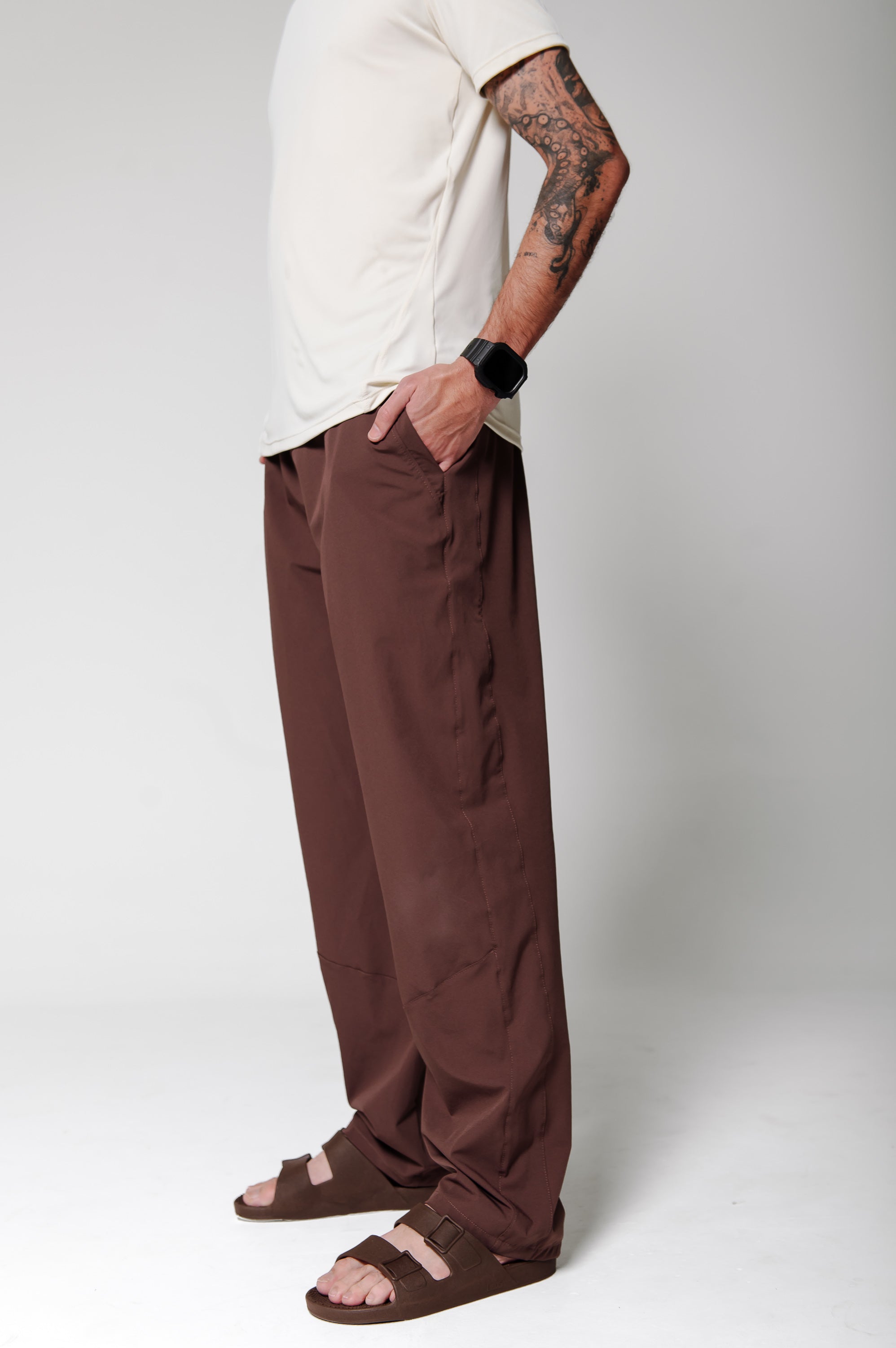 CALÇA CLASSIC FIT CAFÉ