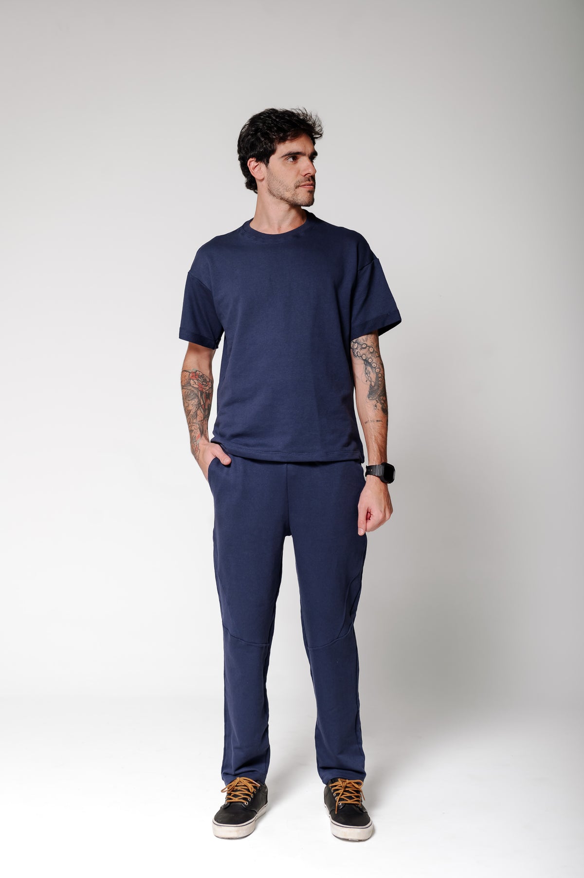 CALÇA MOLETOM BASIC MARINHO