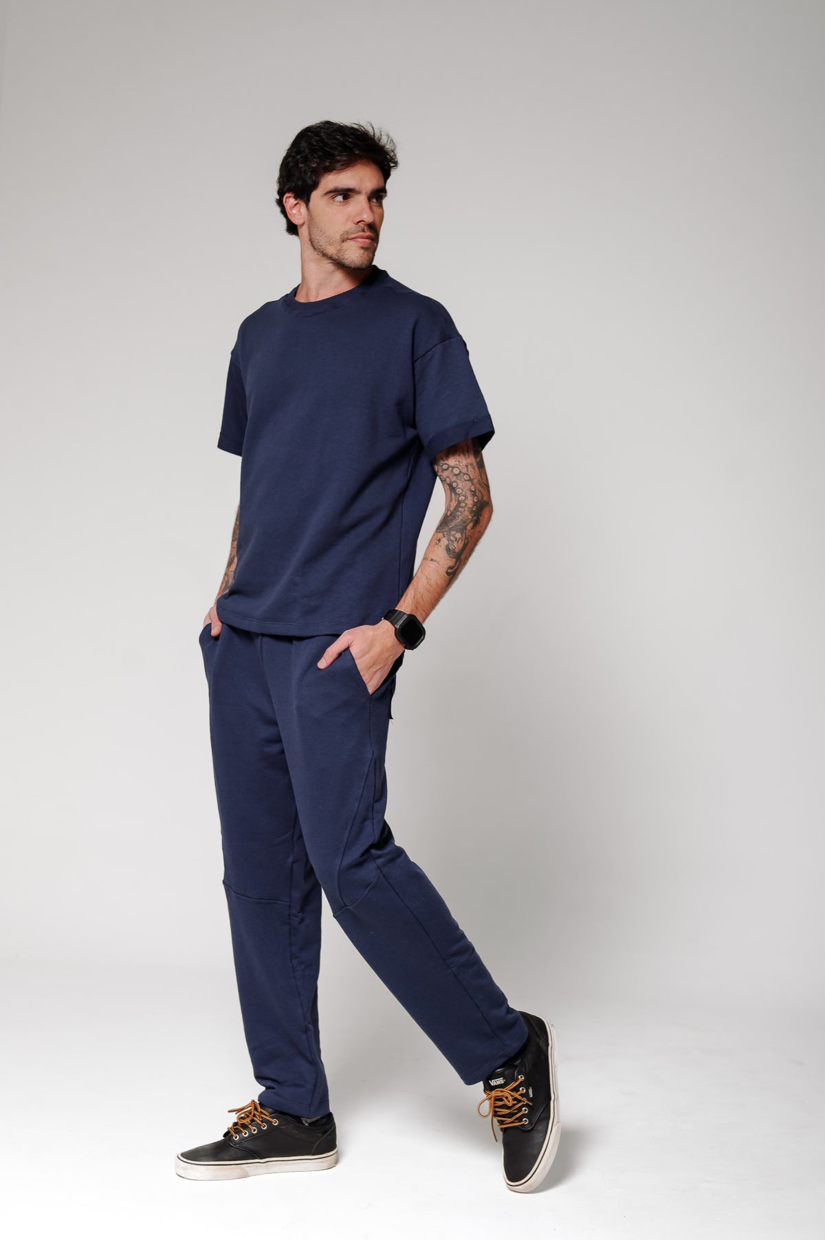 CALÇA MOLETOM BASIC MARINHO