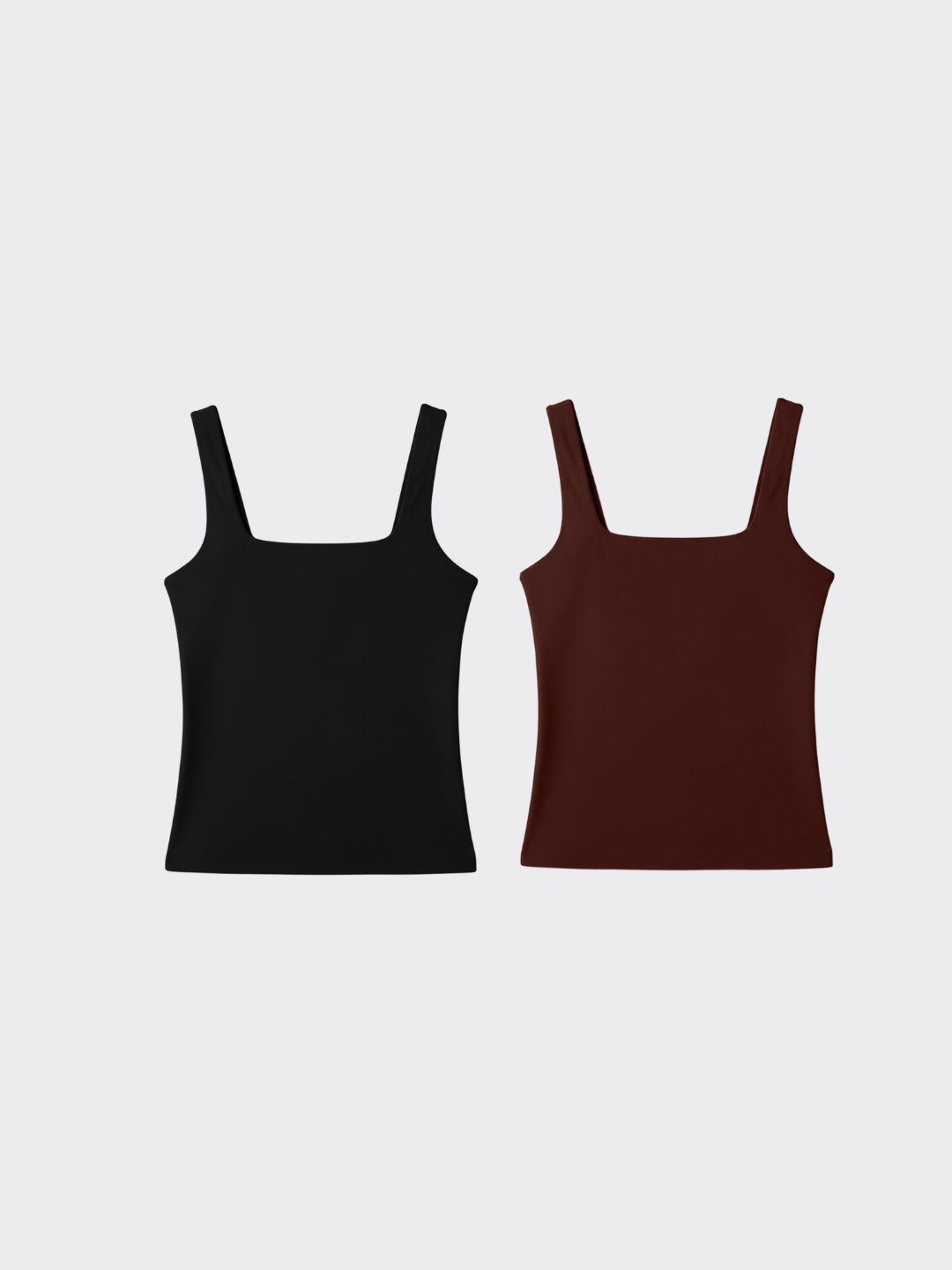 KIT TANK TOP: Black + Espresso