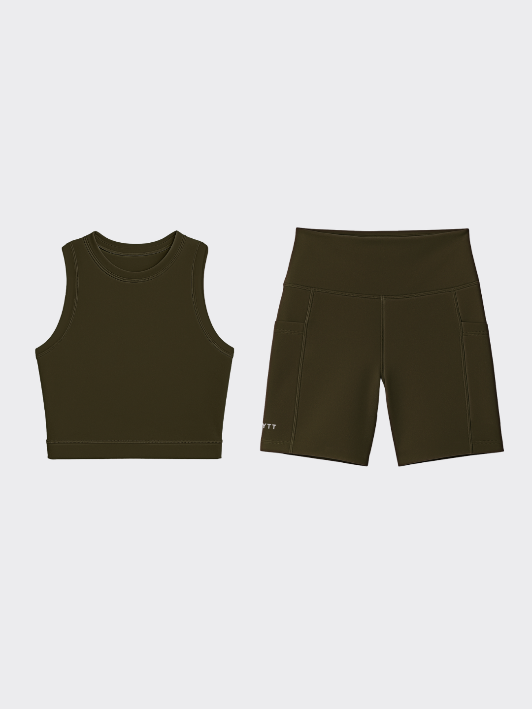 CONJUNTO POCKET SHORTS DARK OLIVE