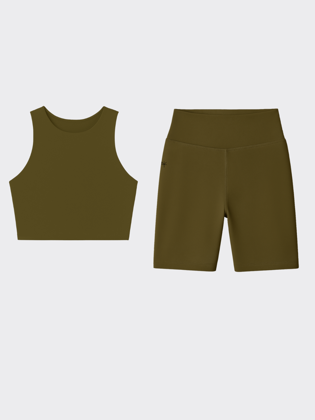 CONJUNTO SHORTS PRANA MILITAR