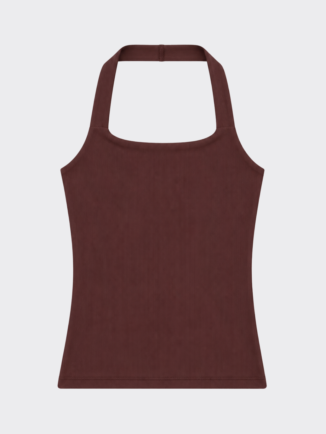 BLUSA FRENTE ÚNICA CANELADA GANACHE