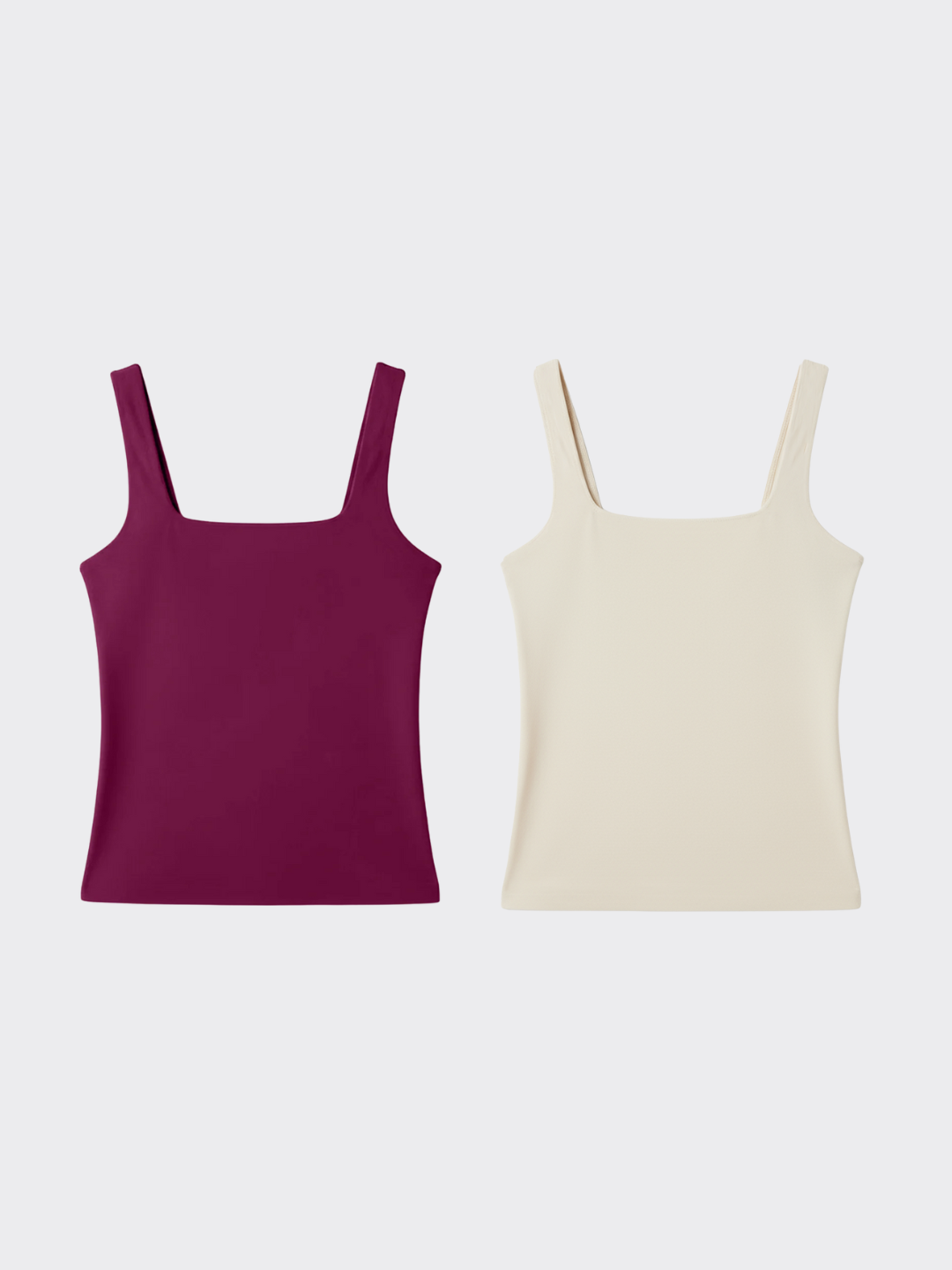 KIT TANK TOP: Uva + Off White