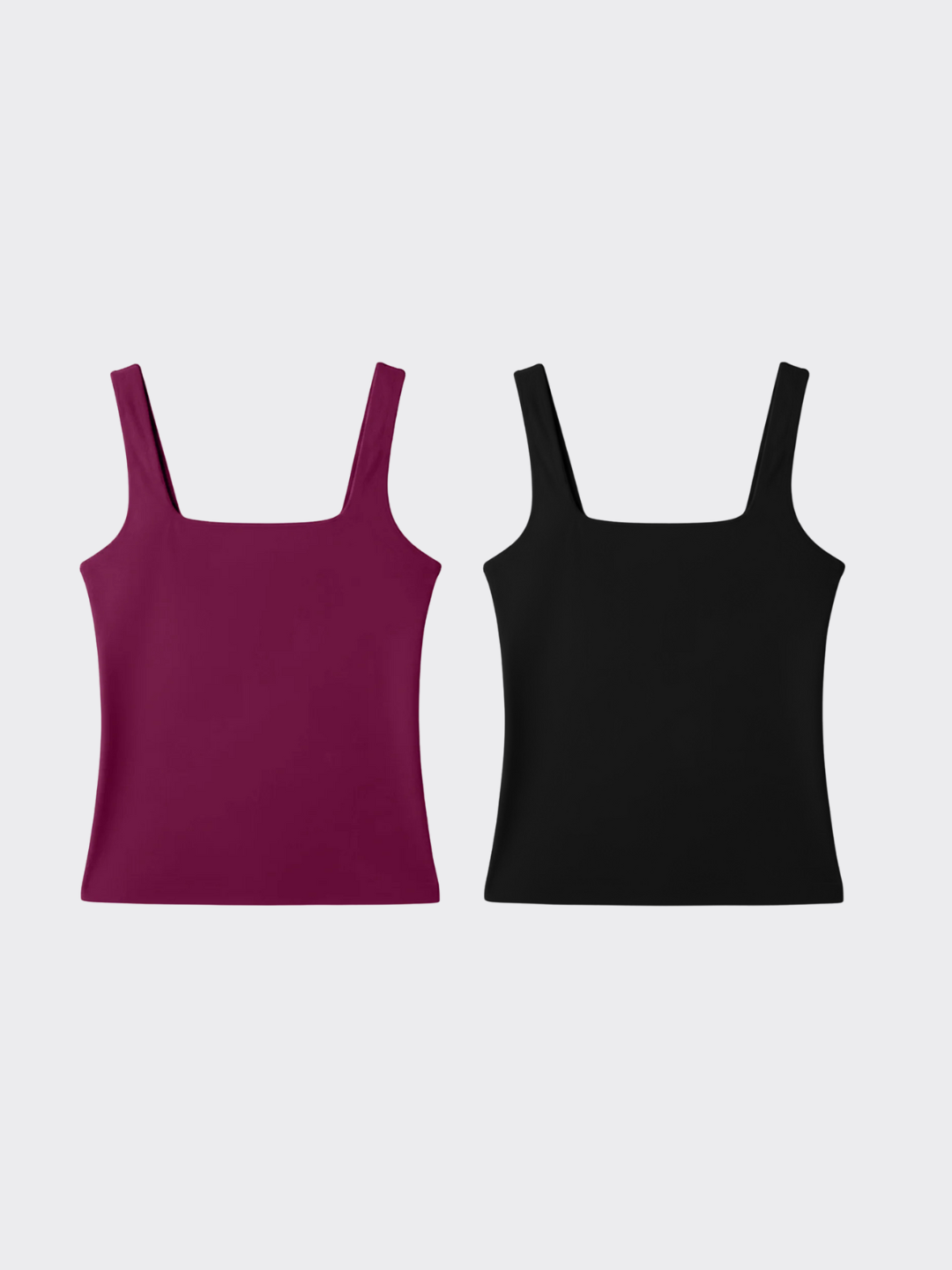 KIT TANK TOP: Uva + Black