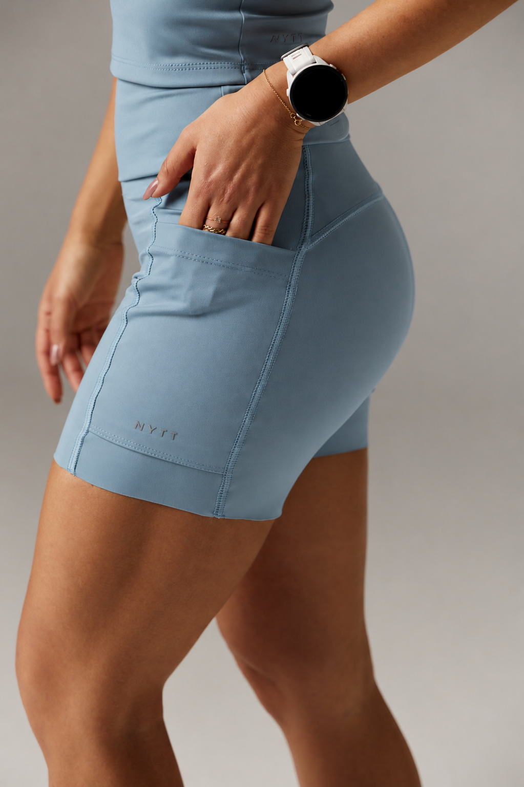 POCKET SHORT SKY BLUE